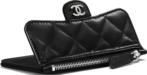 chanel zip flap card holder with multi back slots|fashionphile Chanel caviar card holder.